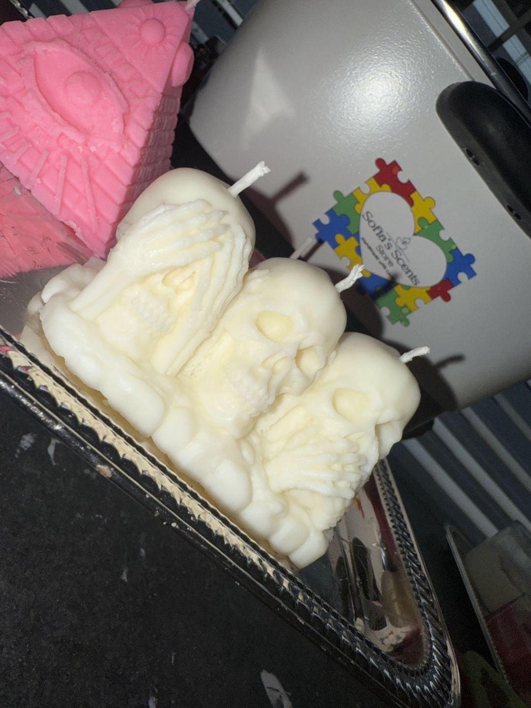 Skull Sofia's Scents Candle