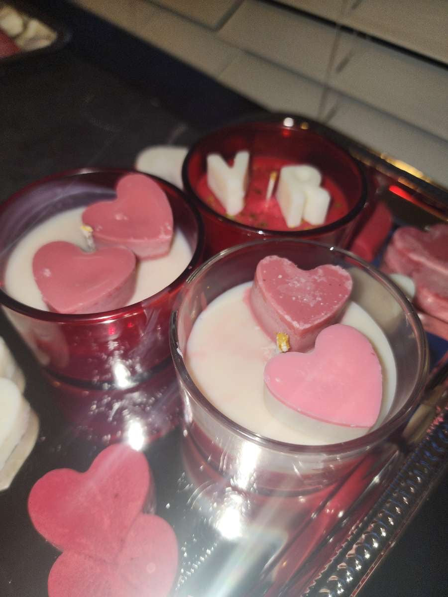 Heart Melt Candle Jar